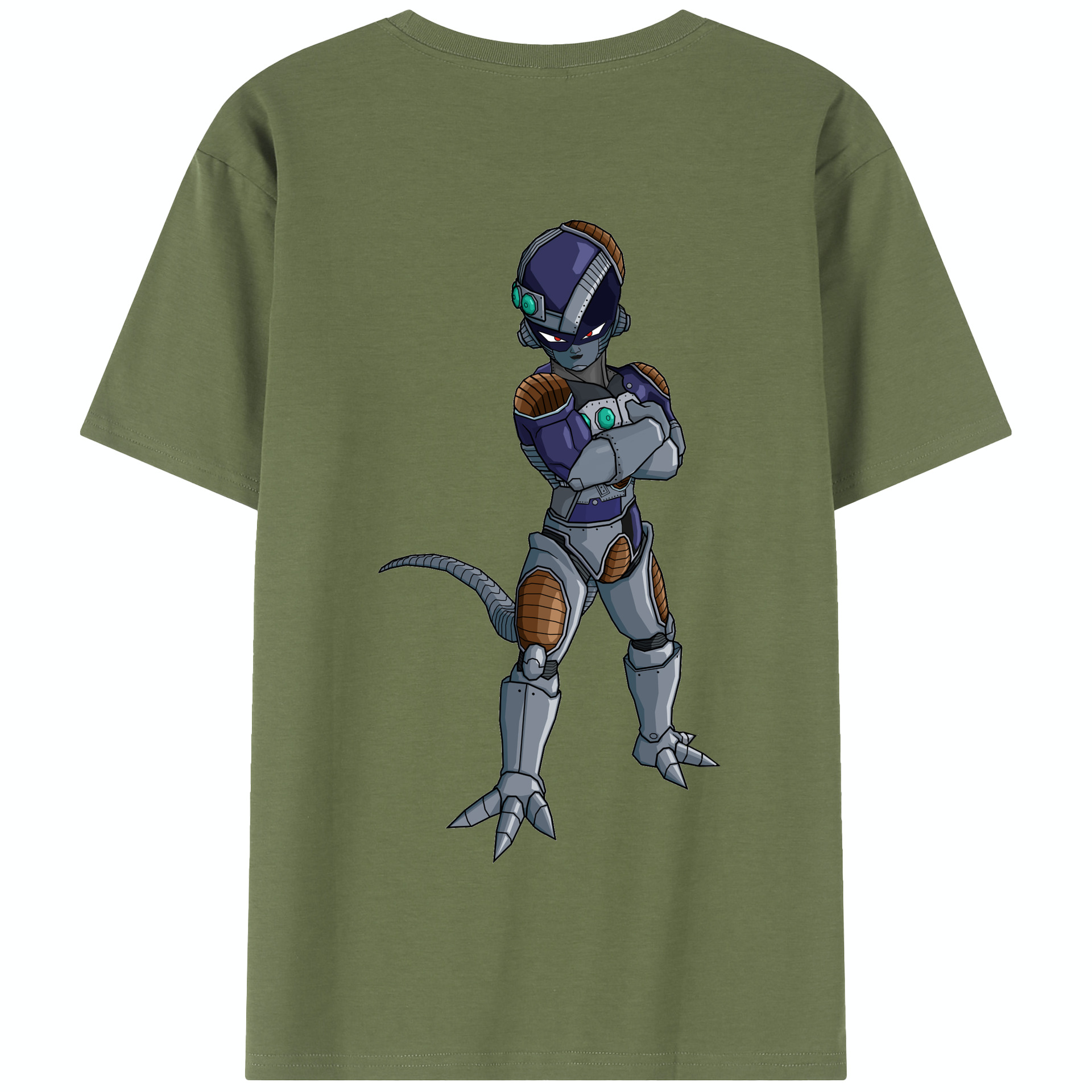 （画像用） ドラゴンボール フリーザ DRAGON BALL Frieza 綿100％半袖Tシャツ（背面プリント）
